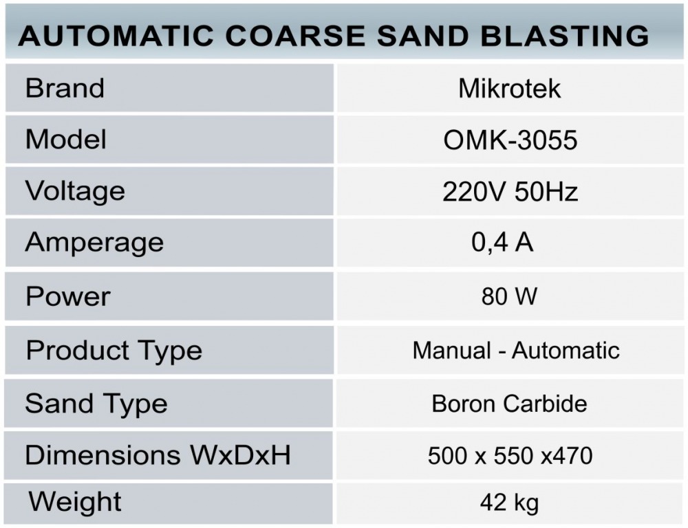 Automatic Laboratory Coarse Sand Blasting, Coarse sand blasting, automatic shot peening, laboratory shot peening, sand blasting, automatic surface finish, 